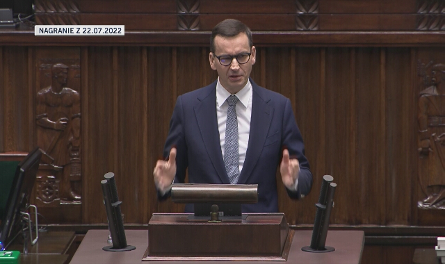 Premier mówi w Sejmie o tym, że to Platforma Obywatelska chciała zamykać kopalnie