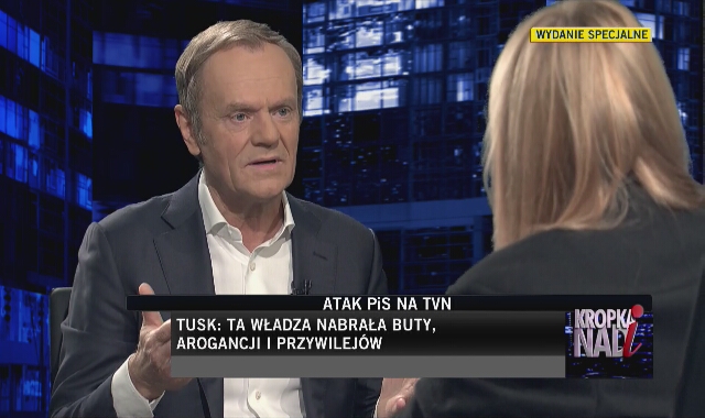 Przewodniczący PO Donald Tusk o wydatkach kancelarii premiera Morawieckiego