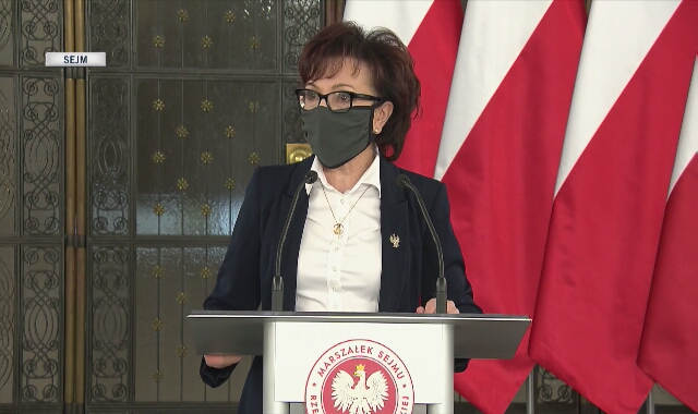Marszałek Sejmu Elżbieta Witek o ustawach w sejmowej zamrażarce