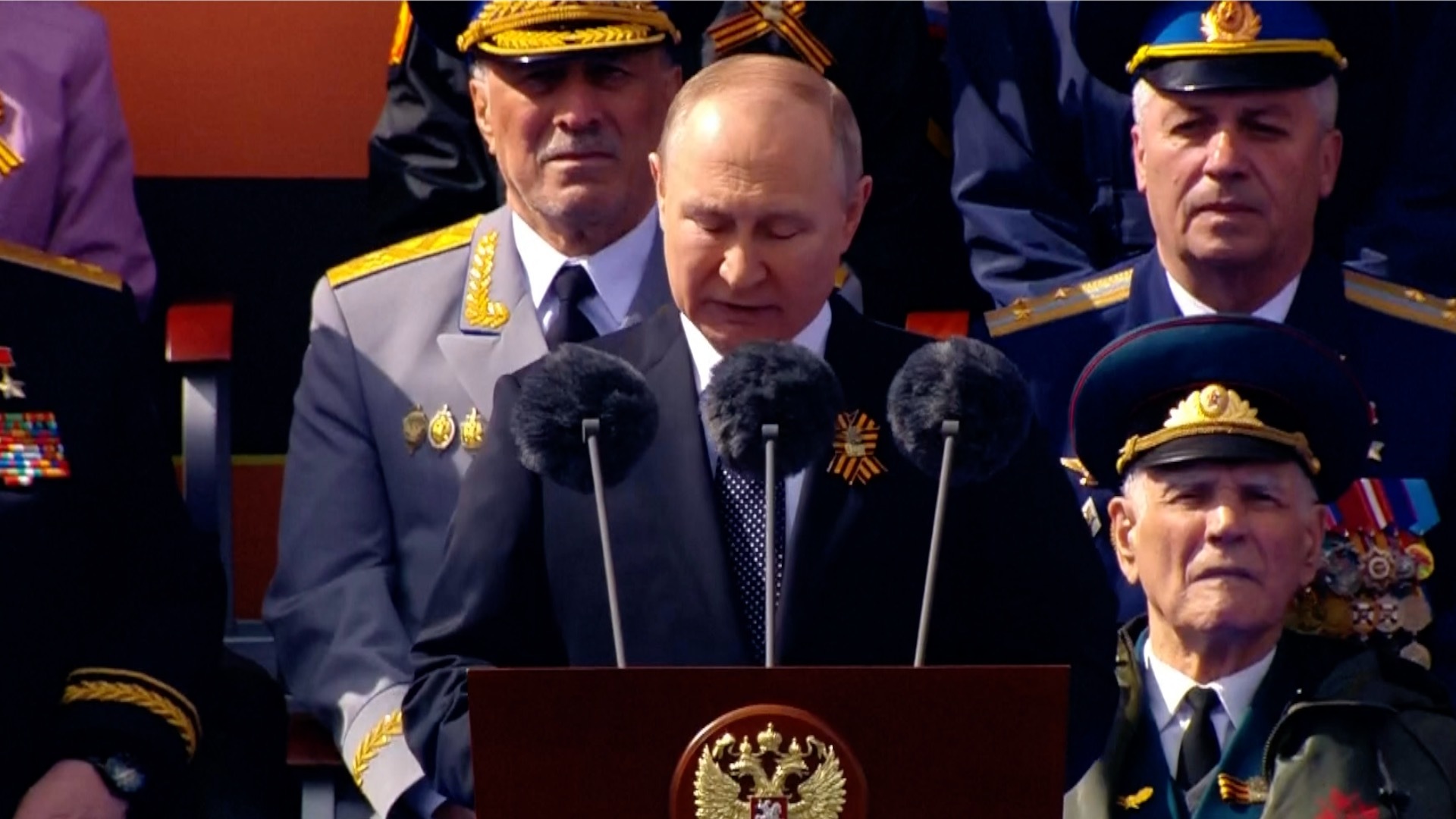 09.05.2022 | Wojna w Ukrainie trwa. Władimir Putin przemawiał na Placu Czerwonym
