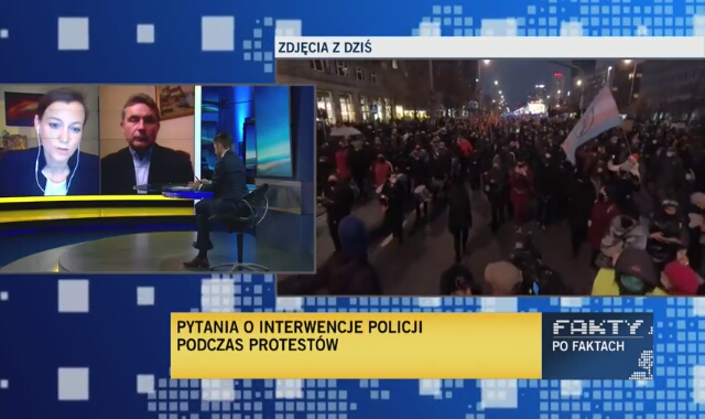Zuzanna Rudzińska-Bluszcz z Biura RPO o decyzjach sądów w sprawie zatrzymanych manifestantów 