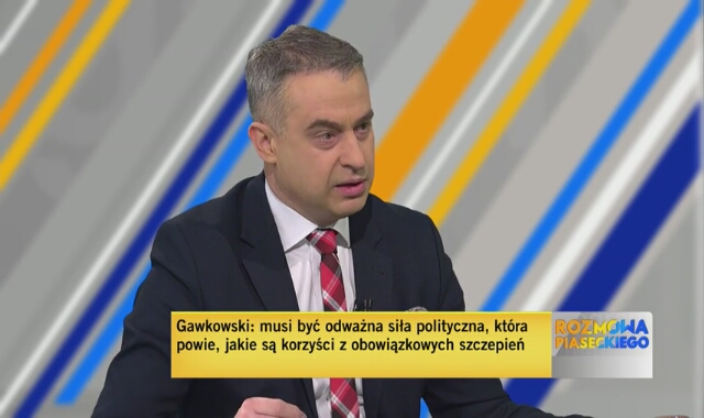 Poseł lewicy Krzysztof Gawkowski o obowiązku szczepień przeciwko COVID-19