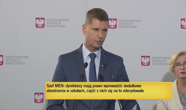 Minister Piontkowski: Niemal sto procent szkół działa normalnie