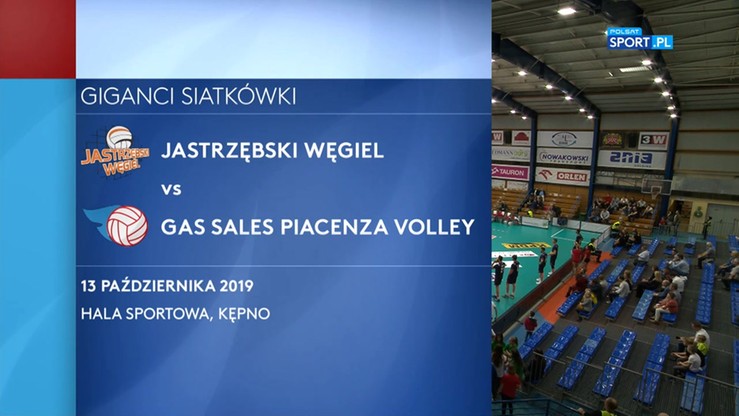 Jastrzębski Węgiel - Gas Sales Piacenza Volley 2:3. Skrót meczu