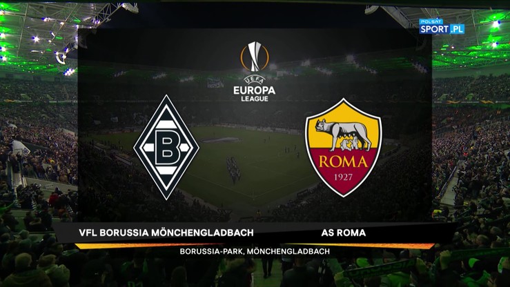 Borussia Moenchengladbach - AS Roma 2:1. Skrót meczu