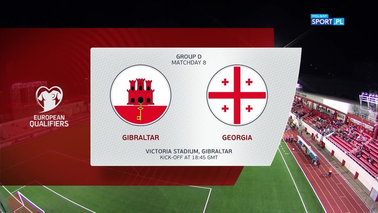 Gibraltar - Gruzja 2:3. Skrót meczu