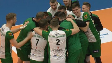 2019-10-17 Krispol 1. Liga siatkarzy: Czwarte zwycięstwo Lechii Tomaszów Mazowiecki