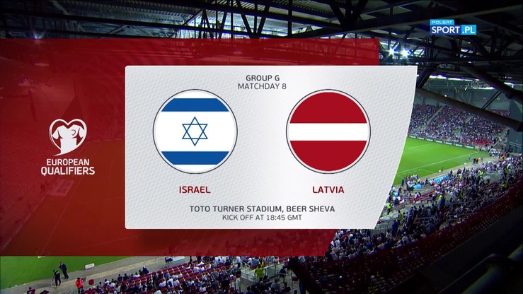 Izrael - Łotwa 3:1. Skrót meczu