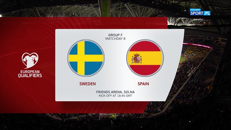 Szwecja - Hiszpania 1:1. Skrót meczu