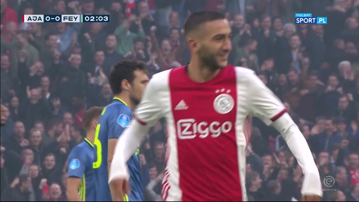 Ajax Amsterdam - Feyenoord Rotterdam 4:0. Skrót meczu
