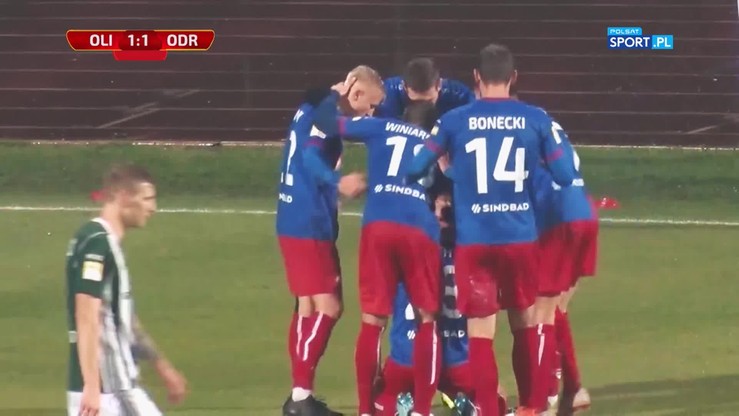 Olimpia Grudziądz - Odra Opole 3:1. Skrót meczu
