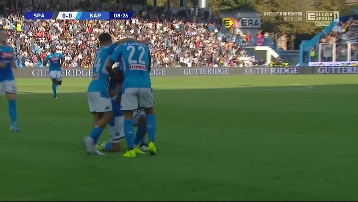 SPAL - Napoli 1:1. Skrót meczu i gol Milika [ELEVEN SPORTS]