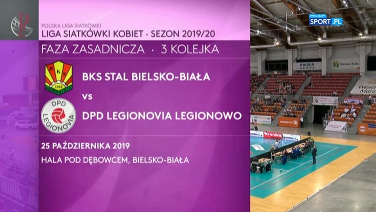 BKS Stal Bielsko-Biała - DPD Legionovia Legionowo 2:3. Skrót meczu
