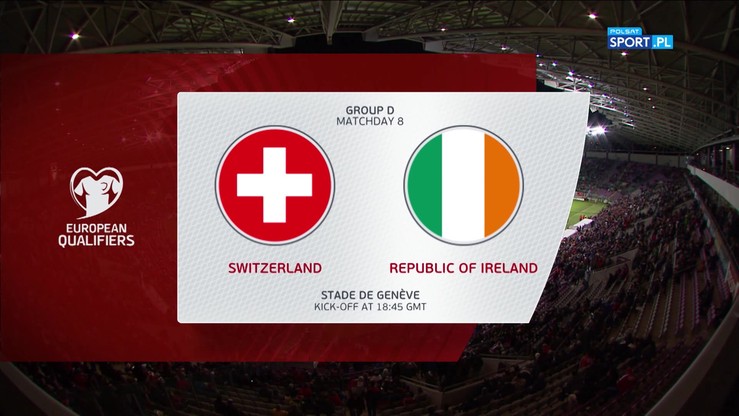 Szwajcaria - Irlandia 2:0. Skrót meczu