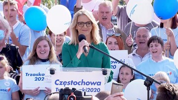 "Odważniejsza niż niejeden polityk". Małgorzata Trzaskowska wsparła męża