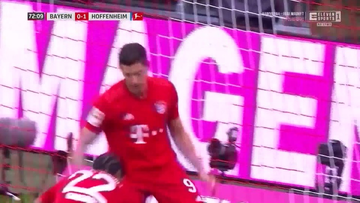Bayern Monachium - TSG 1899 Hoffenheim 1:2. Gol Lewandowskiego i skrót meczu [ELEVEN SPORTS]