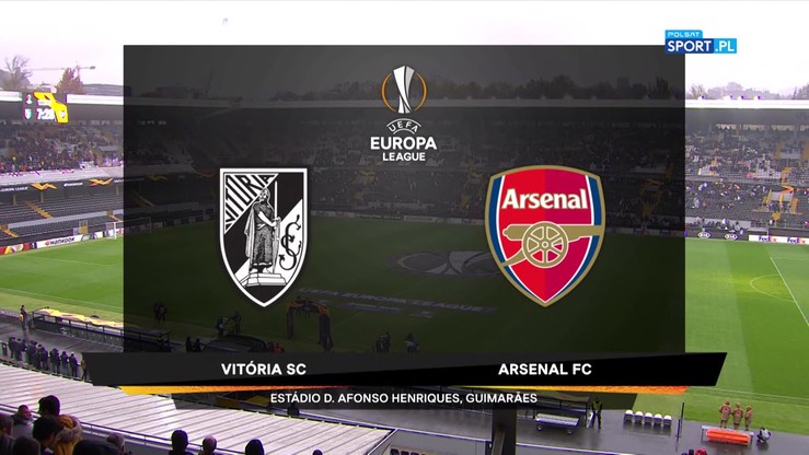 Vitoria Guimaraes - Arsenal 1:1. Skrót meczu