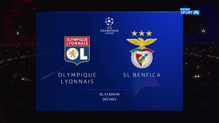Olympique Lyon - Benfica SL 3:1. Skrót meczu