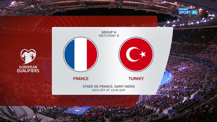Francja - Turcja 1:1. Skrót meczu