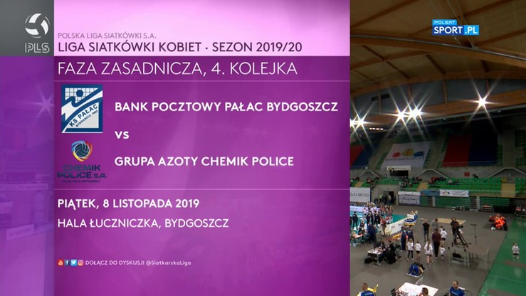 Bank Pocztowy Pałac Bydgoszcz – Grupa Azoty Chemik Police 2:3. Skrót meczu