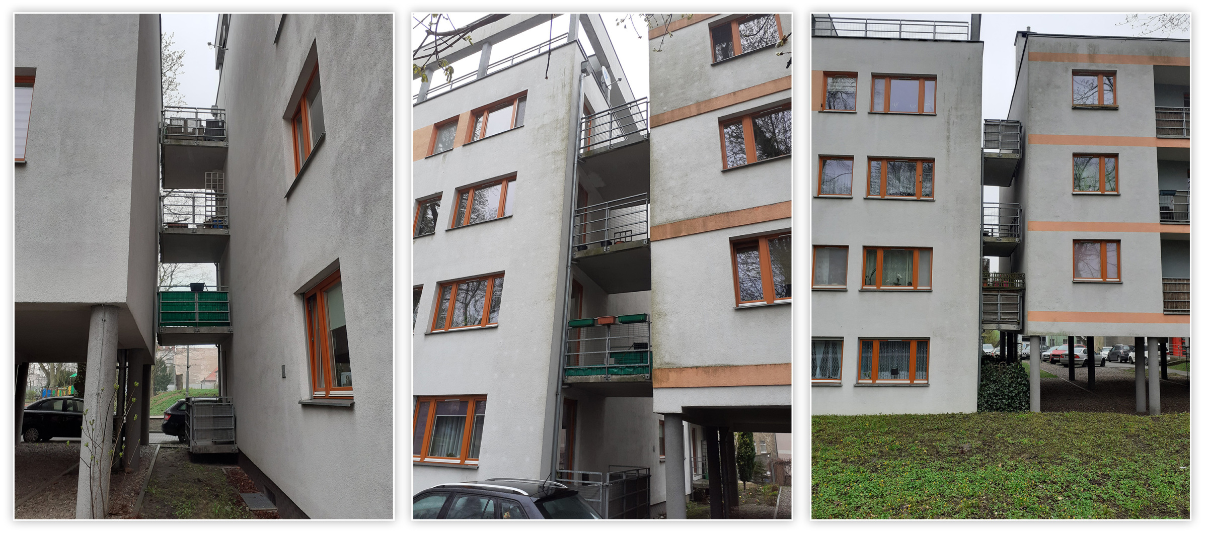 Zdjęcia rozwiązań architektonicznych na szczecińskim osiedlu