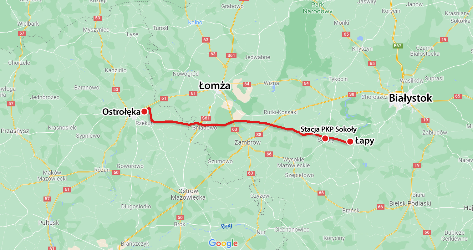 Linia kolejowa nr 36 Ostrołęka – Łapy