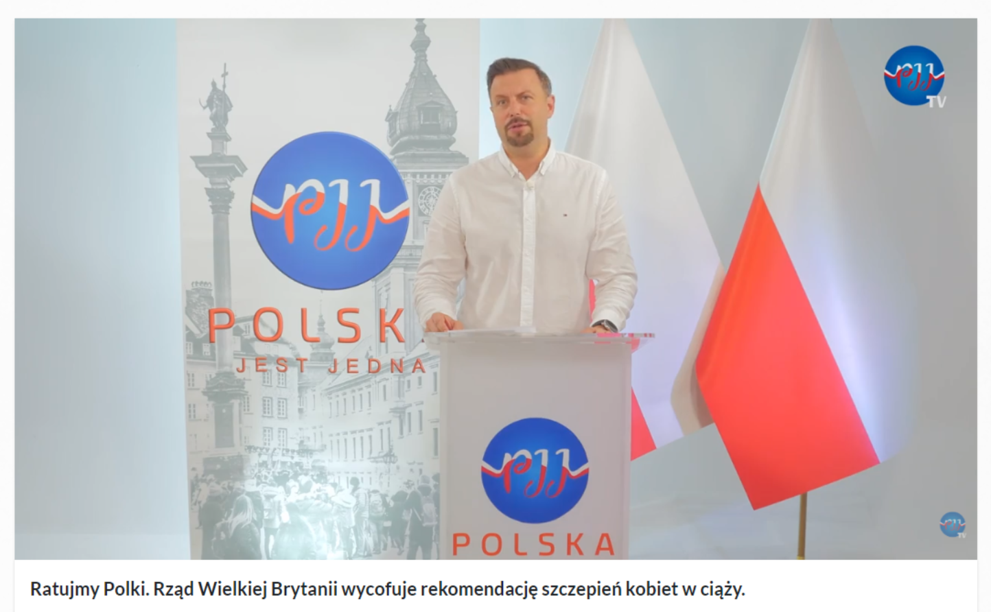 Kadr z nagrania Rafała Piecha opublikowanego 30 sierpnia 2022 roku