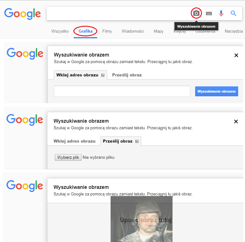 Trzy sposoby wprowadzania grafik do wyszukiwarki Google
